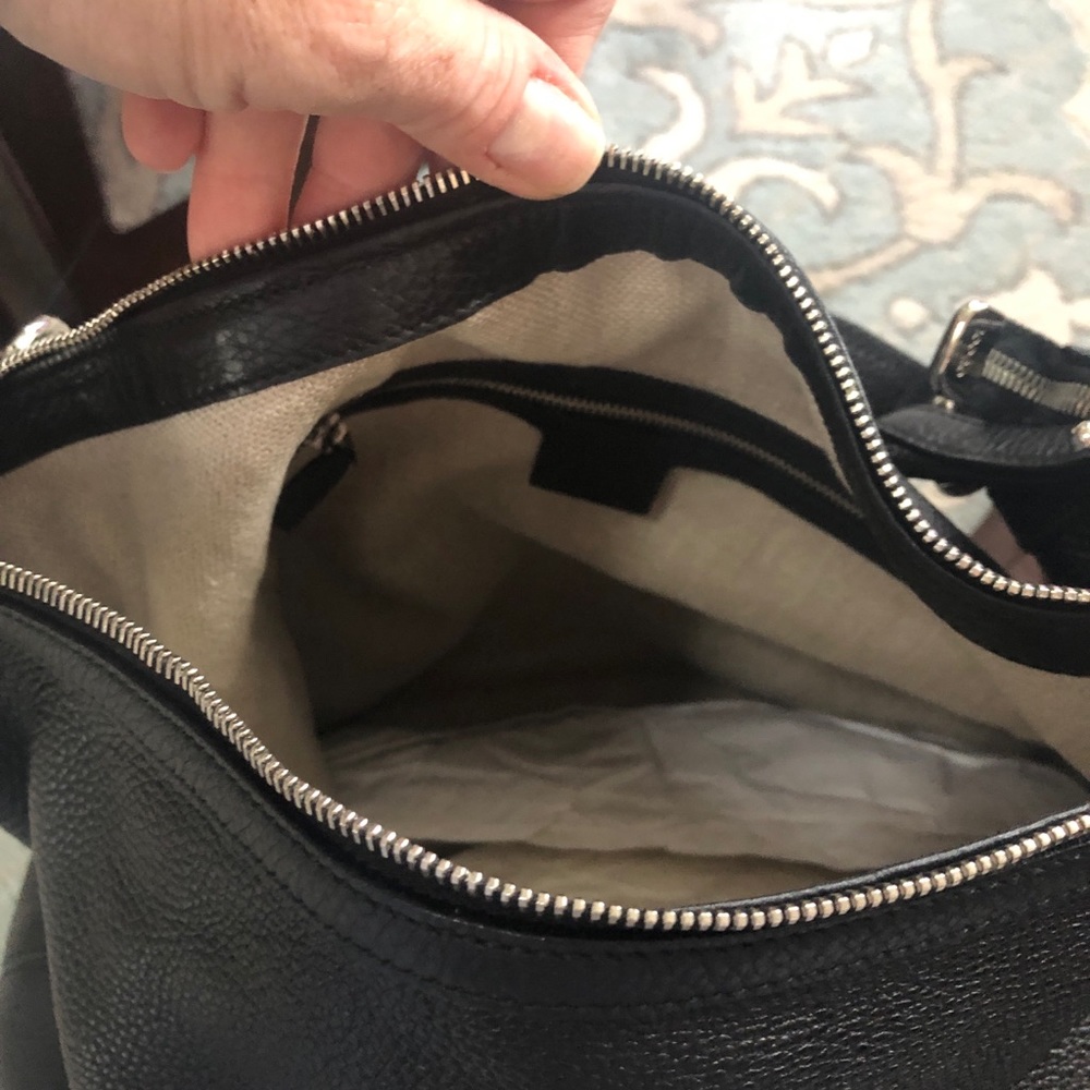 Black large Gucci satchel bag - Picture 4 of 7